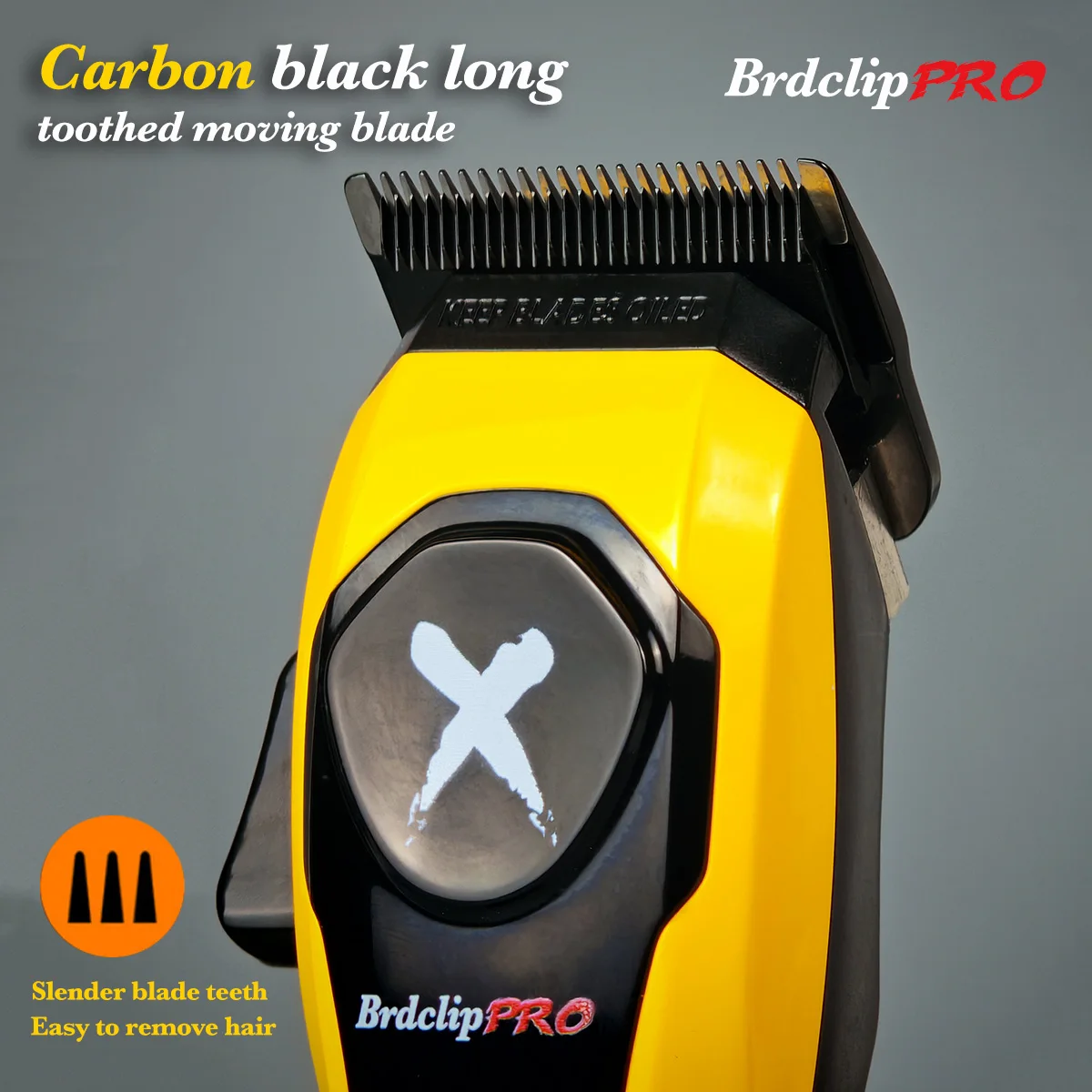 المهنية BRDCLIP 619 مقص الشعر 7500 دورة في الدقيقة الدقة الصلب شفرات حادة الزاوية شاشة الكريستال السائل قاعدة شحن آلة قطع الشعر