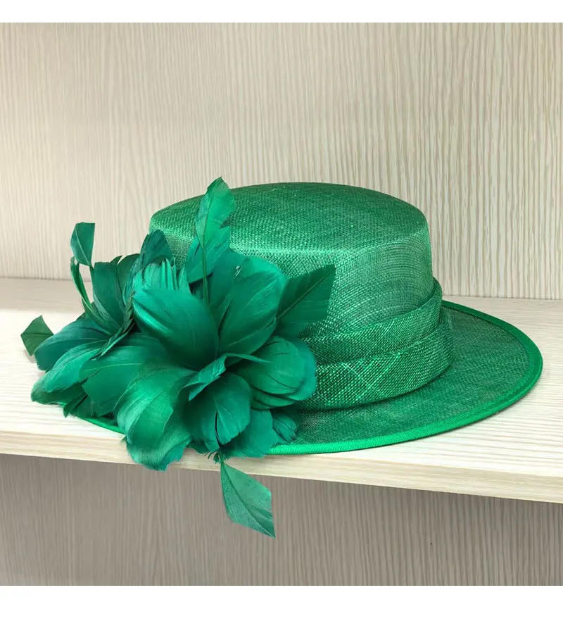 Frühling Sommer Mode Leinen Material Fischer Eimer Hut Für Frauen Bogen Dekoration Flache Top Fedora Hut Elegante Qualität Sonnenhut – Detail 7