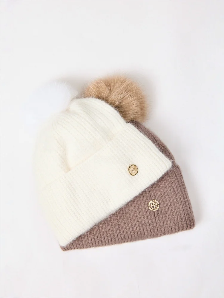 

Меховая шапка Blanini, практичная теплая зимняя шапка, повседневное женское пальто, Accory, другой материал 00% для женщин