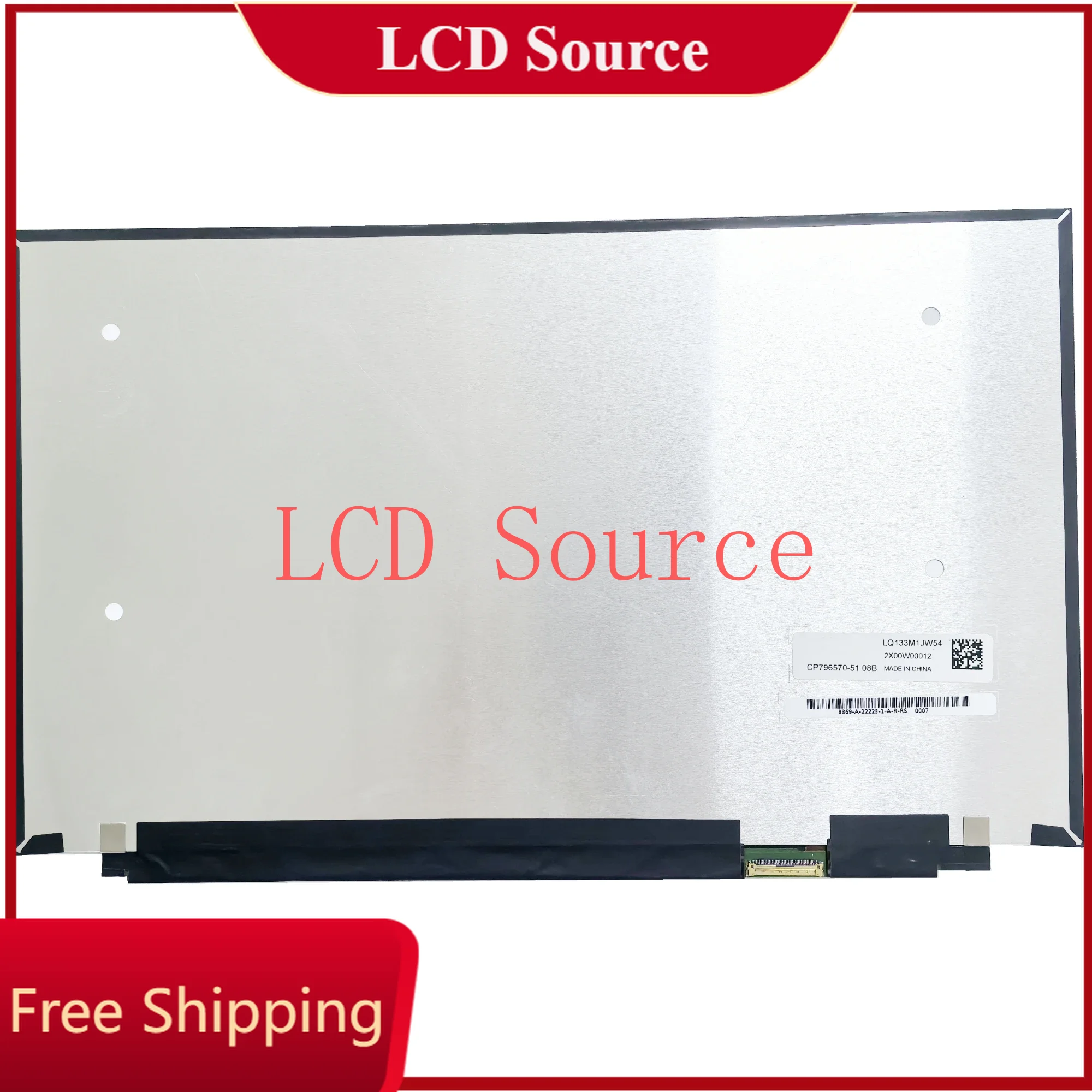 

LQ133M1JW54 13.3" IPS 1920x1080 EDP 40Pin Laptop LCD Display Panel Replacement 60HZ Touch Screen