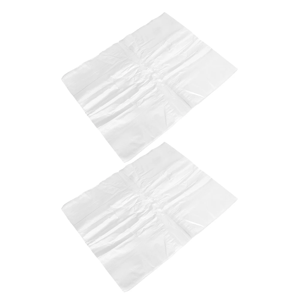 

2 Bags Disposable Foot Bath Tub Liner Plastic Basin Soaking Spa Clear Portable Liners for Tubs Foot Care Tools Home Use