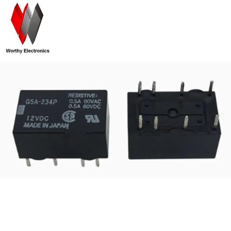 

Free shiping wholesale 10pcs/lot relay G5A-234P-12VDC