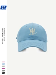 Spring and Summer Lovers Wild Soft Top Baseball Cap Men's and Women's Same Korean-Style Letter Embroidery Peaked Cap