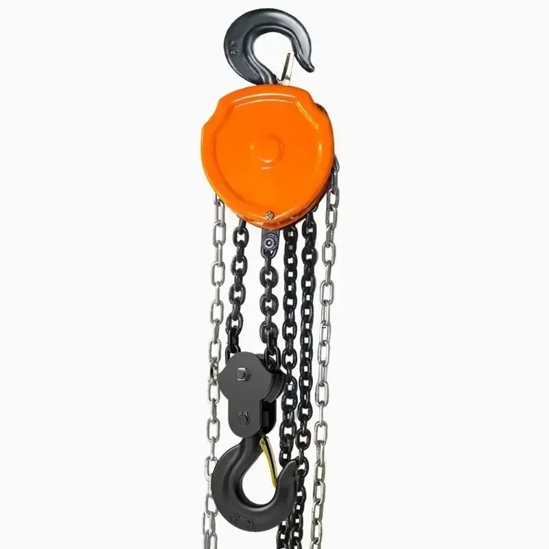 

Triangular Chain Hoist 1 Ton Manual Inverted chain small crane lifting 3/6Meter Lift Portable Manual Lever Block Lifting