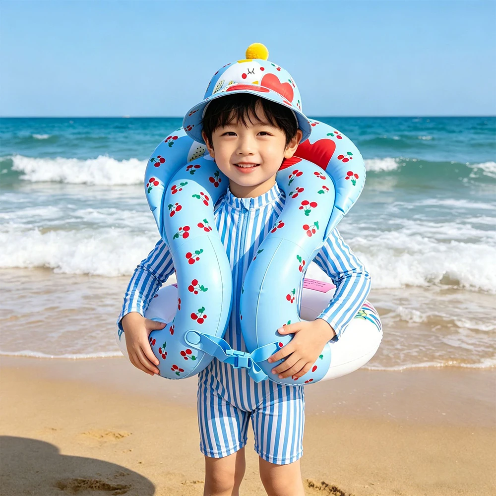 1Pcs Pool Float Swim Ring Inflatable Swimming Vest Swim Tube Swim Accessory Summer Water Sports Swimming Circle Swim  Float ﻿ ﻿