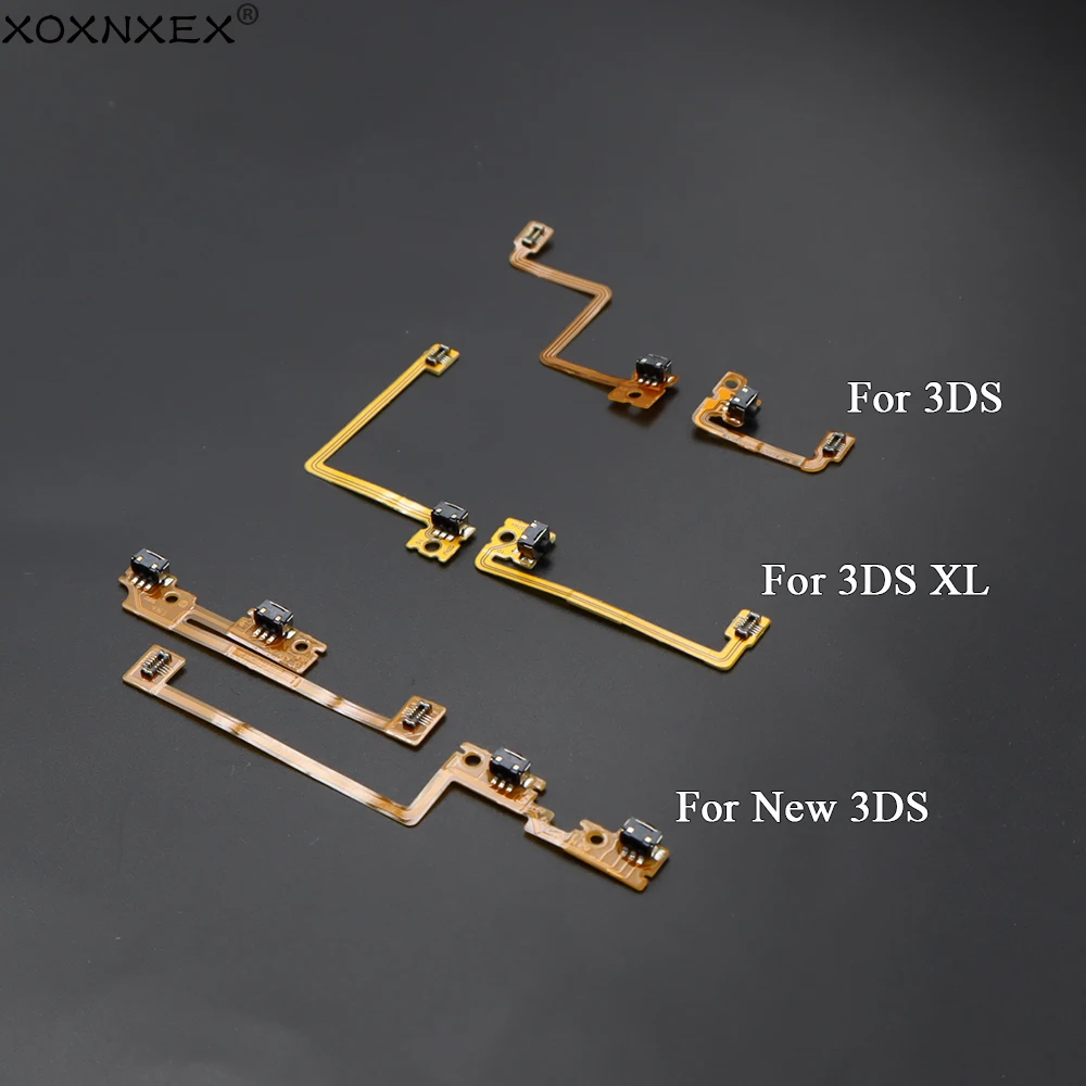 زر كتف L & R مع كابل مرن لوحدة تحكم نينتندو 3DS/3DS XL LL الجديدة 3DS/NEW 3DS XL LL
