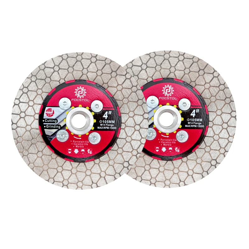 

FOCSTOL Diamond Cutting Disc Tile Cutting Grinding for Porcelain Ceramic Tiles Marble Granite Artificial Stone M14 Cut Plate