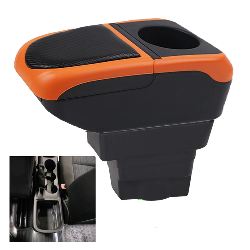 

For Opel Astra J Armrest Box Arm Elbow Rest Center Console Storage Case with Cup Holder USB Port