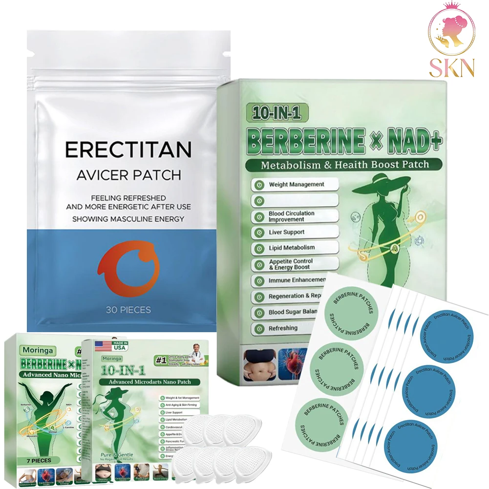 

Mixed Women Men NAD+Patche Microdarts Moringa Patches Gentle Formula Enhancement Support Masculine Energy Maintain Male