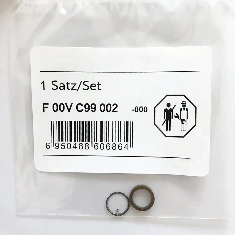 1pc F00VC99001 F00VC99002 F00RJ02177 Diesel Common Rail Injector Seal Washer Ring Valve Ball Repair Kits with Ball for Bosch