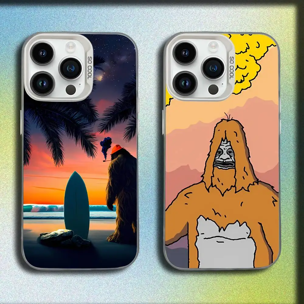 

S-Sassy Animation The S-Sasquatch Phone Case For iPhone 17,16,15,14,13,12,11,Pro,Max,Plus,E,SE4,Air,Mini White IMD Box