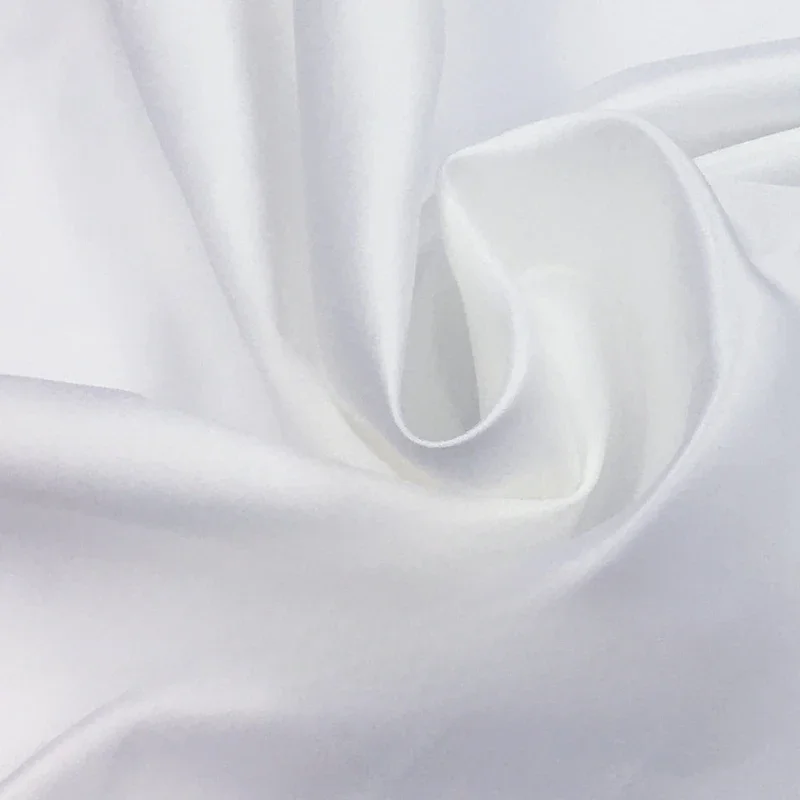 One Meter Price Taiwan Wedding Dress Thick Satin Fabric Imported 395 Wedding Dress Satin Handmade DIY Wedding Dress Fabric