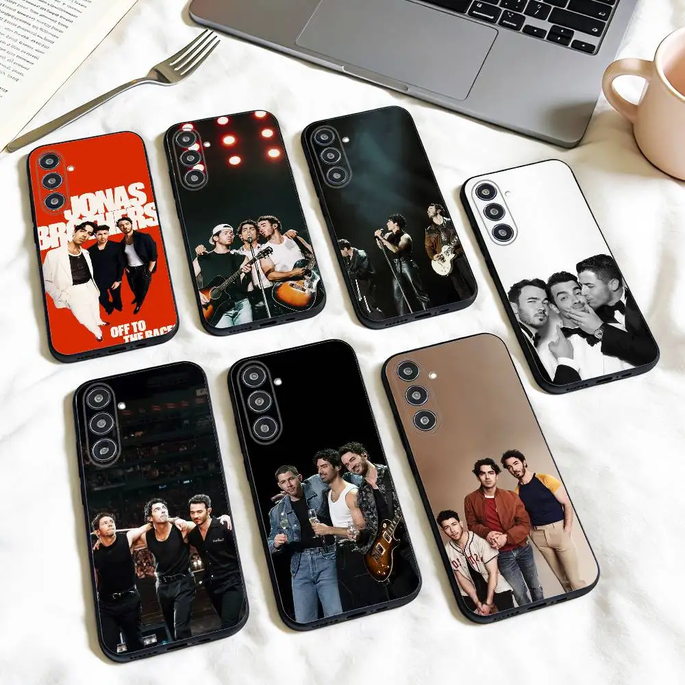 Funda de teléfono COOL Band J-Jonas B-Brothers-S para Samsung Galaxy A73,A72,A71,A70,A53,A52,A51, otros, carcasa negra suave