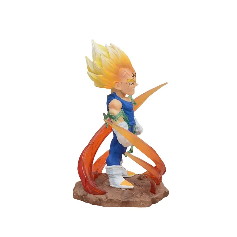 Drachen ball Vegeta Goku Broli Super Saiyan Mini GK PVC Statue Action Figur Schreibtisch Sammler Anime Modell Spielzeug Figuren Geschenk 9cm