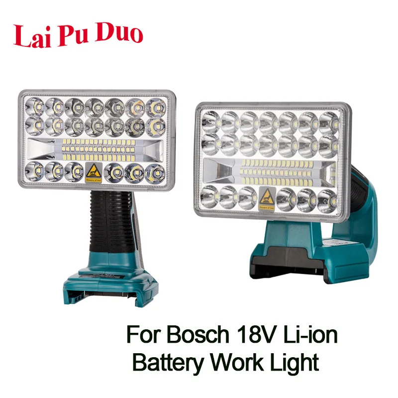 luz de trabalho led para bosch bateria li ion com usb ferramenta de substituicao bat609 18v bat618 bat609g 01