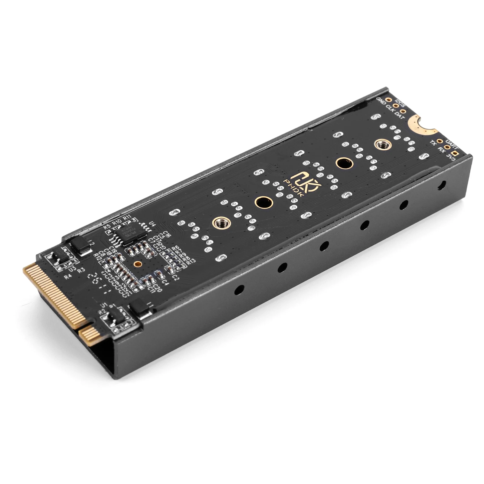 6 Port SATA 6Gbps PCIe 3.0 Expansion Card ASM1166 NAS HDD SSD Port Multiplier Support Aluminum Alloy Storage Controller