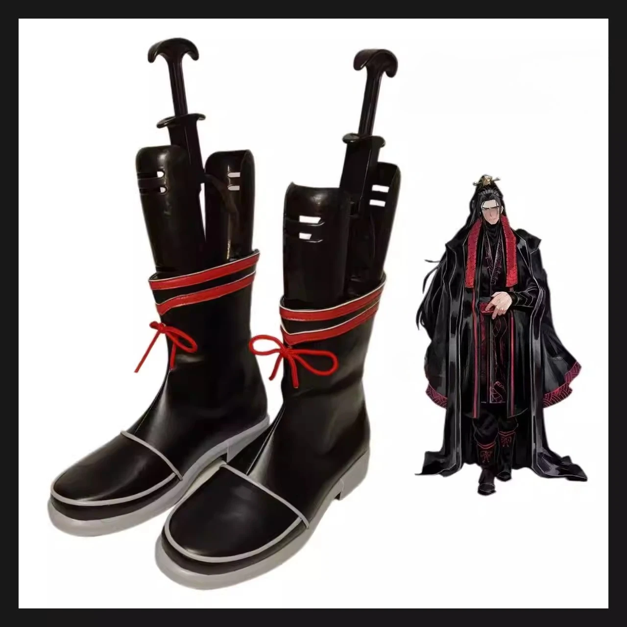 

Обувь для косплея Anime Jia Qiu, изготовленная на заказ, ботинки, реквизит для Хэллоуина и карнавала