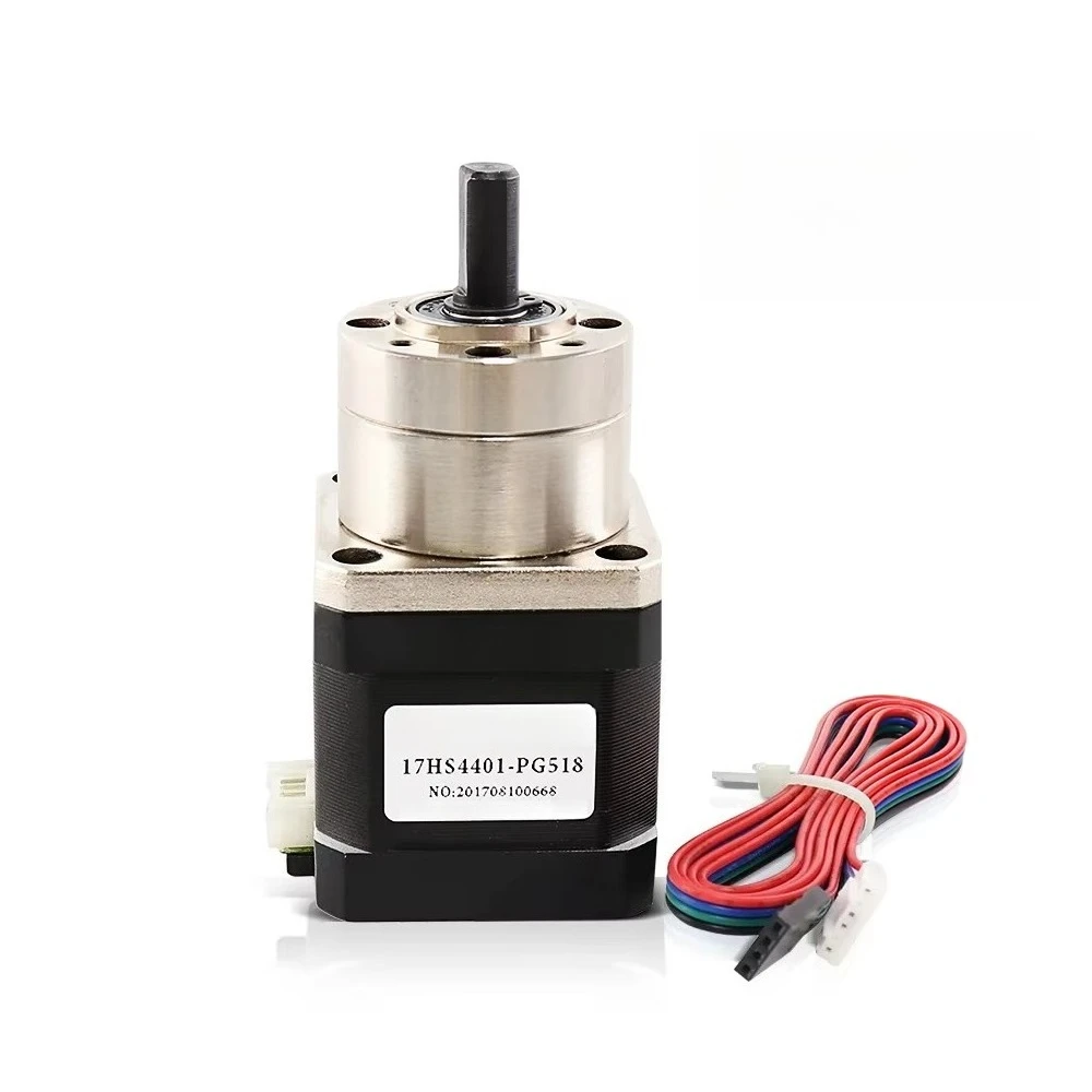 Nema17 Stepper Motor 1.7A 40mm High Torque Low Speed With Planetary Gear Box (have Any Ratio) 17HS4401S-PG5.18-1 for 3D Printer