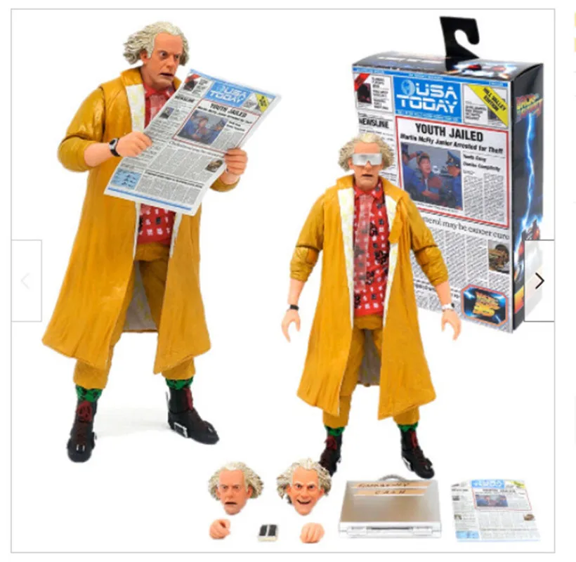 

NECA Back to the Future 2 Ultimate Doc Brown (2015) 18CM Action Figur Toy Gifts Collection Toys