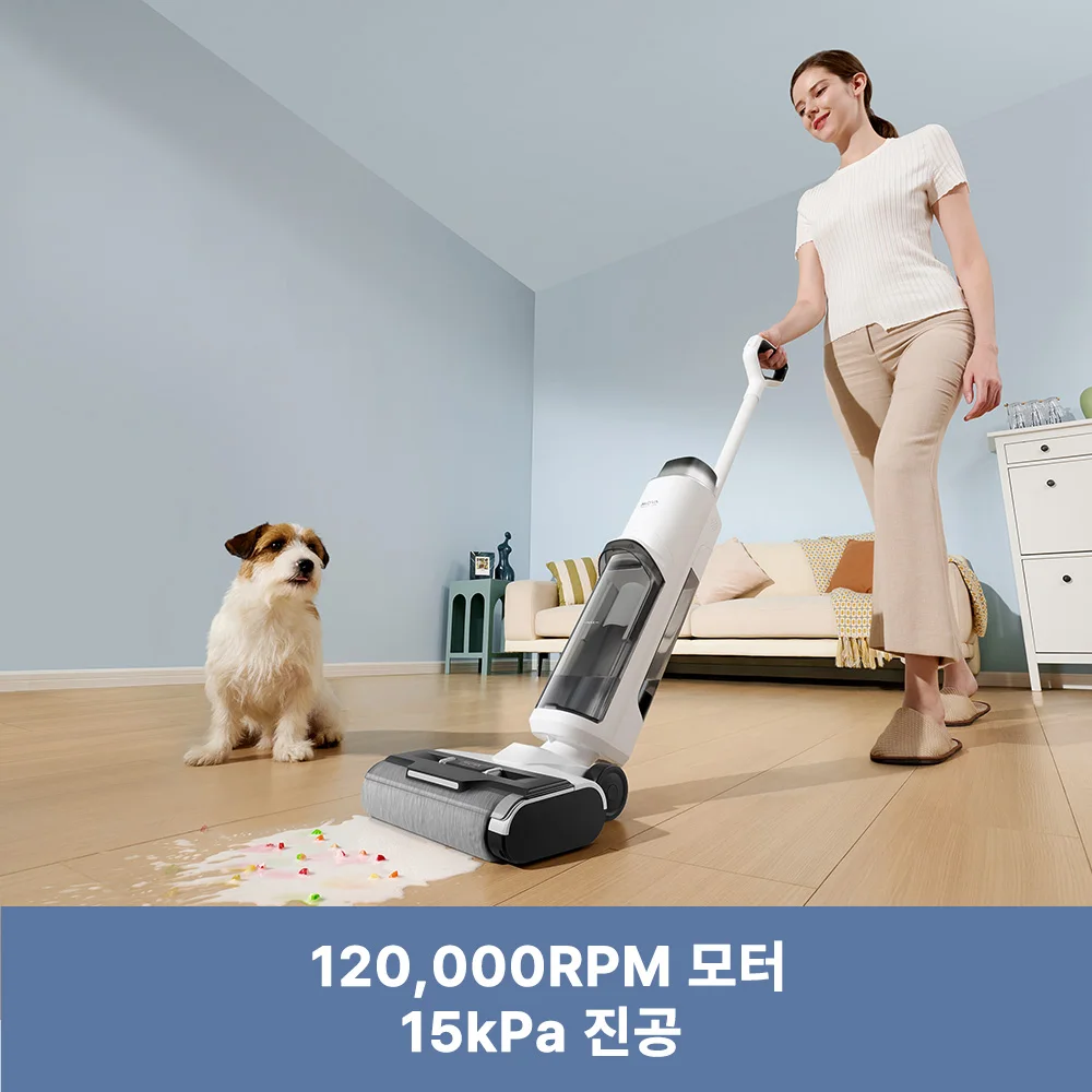 [한국버전 국내발송] Dreame K10 Pro Wet and Dry Vacuum 드리미 K10 PRO 건식 습식 아쿠아 청소기,초경량 모델,틈색 청소,음성