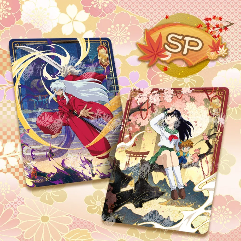 حقيقية KAYOU إينوياشا الروح اليشم رحلة سلسلة جمع بطاقة الكلاسيكية أنيمي الهزلي نمط سحابة حزمة بطاقات اللعب هدايا عيد الميلاد #3