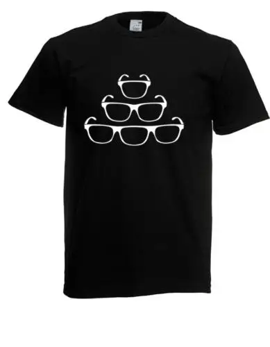 Herren T-Shirt l Ein bis drei Augen Brille l Größe bis 5XL