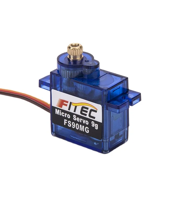 MG90S 360 Metal Gear Digital Servo 9g Weight for Remote Control Tower Pro RC Helicopter Plane Boat Car Robot Motors