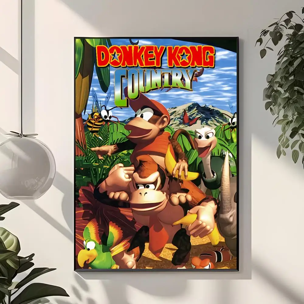 Game-Plattformer D-Donkey Kong Poster – Klassisches Wohninterieur & Moderne Wanddekoration, Kunstkollektion – Detail 12