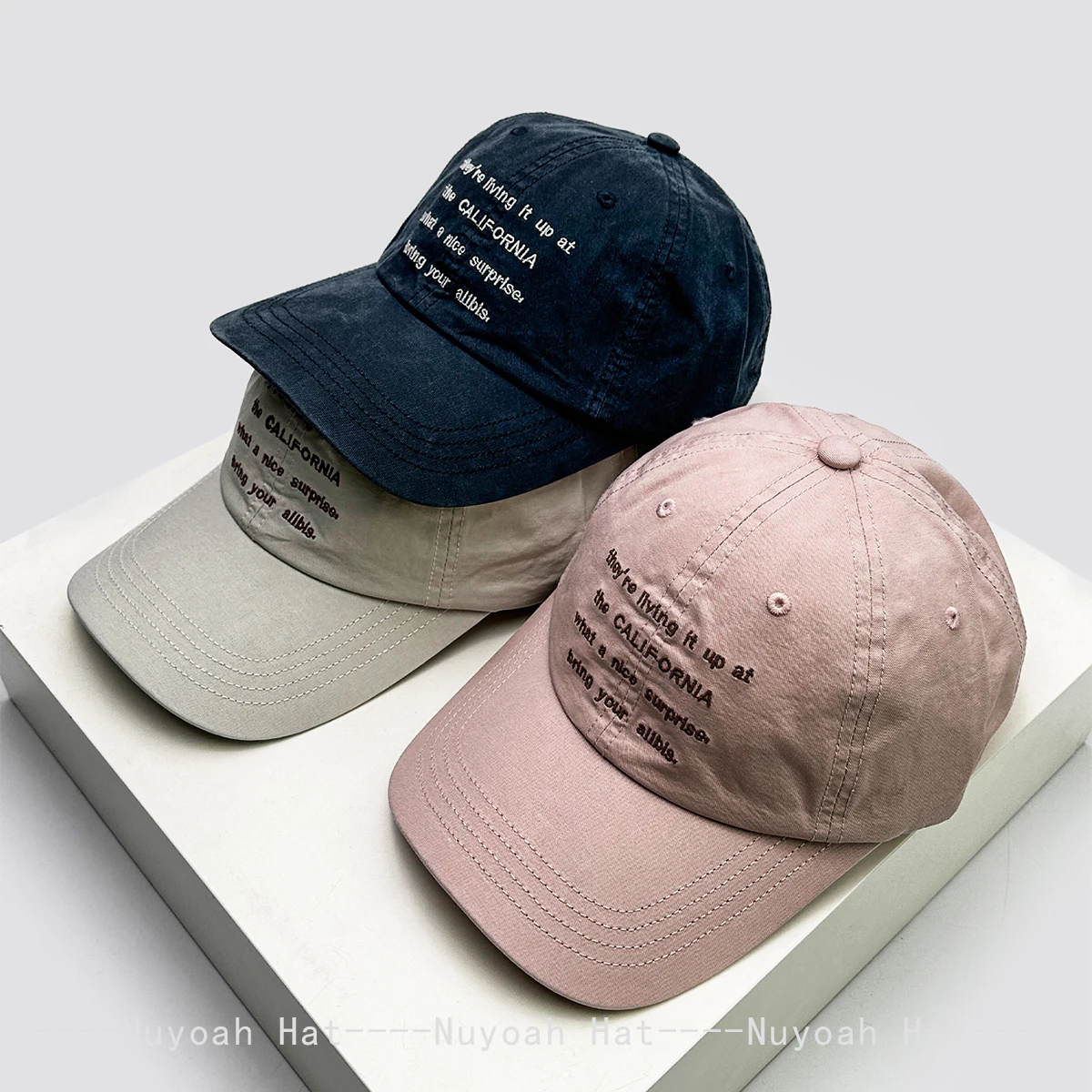 

New Men Women Simple Korean Embroidered Letters Baseball Hats Sunshade Casual Versatile Peaked Caps Outdoor Fashion ins Couple