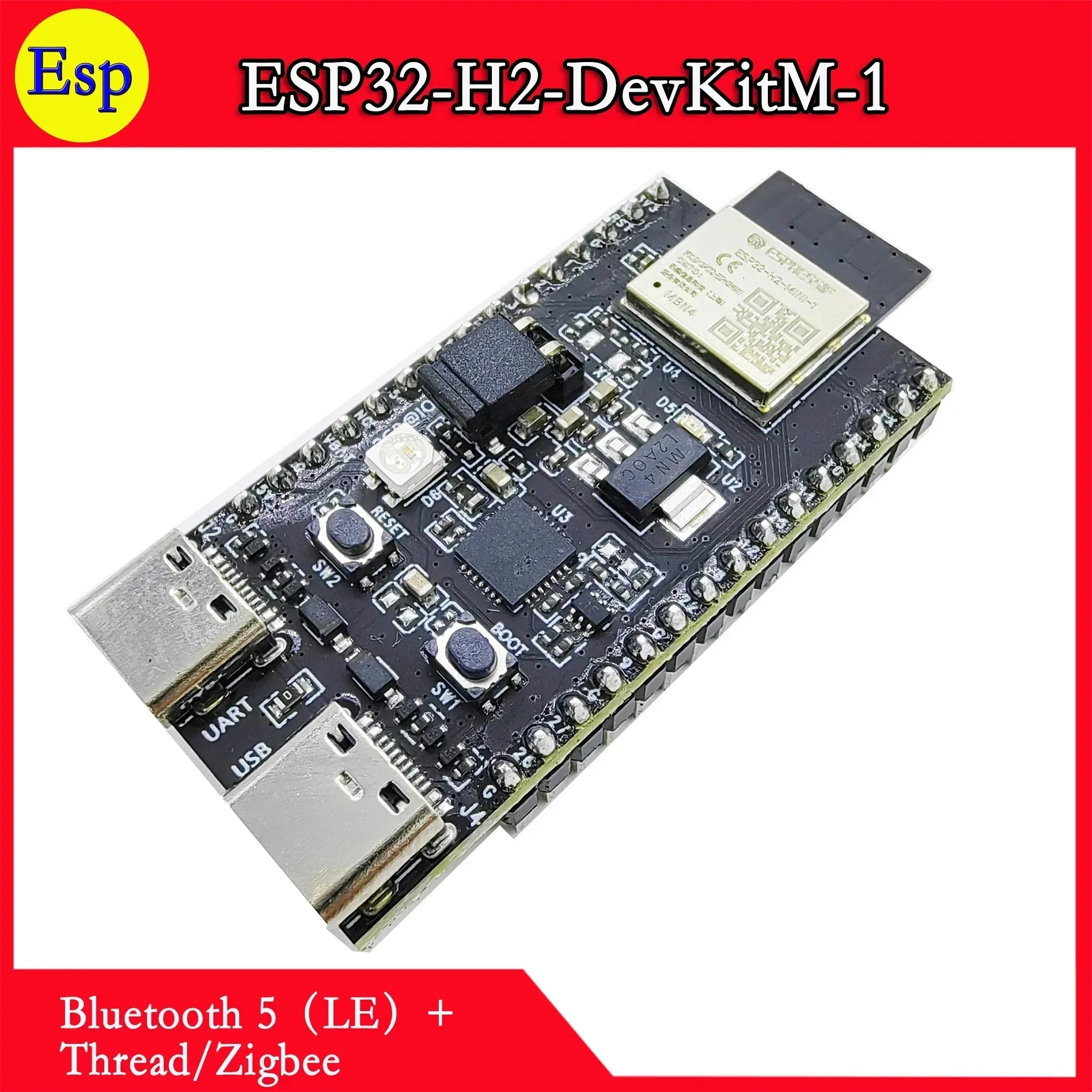ESP32-H2-DevKitM-1 4MB Flash Espressif Technology  ESP32-H2-MINI-1 N4 ESP32-H2 Thread Zigbee BLE