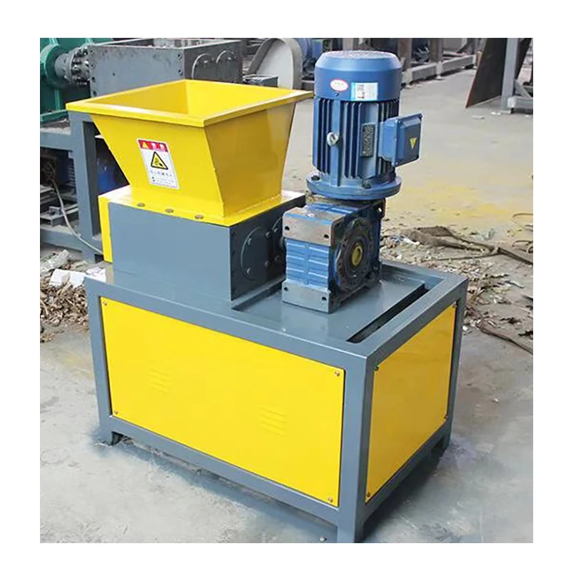 

Automatic Plastic Bottle & Tire Shredder 500/1000/1500/2500kg/h PLC Supplier With Gear Core Components