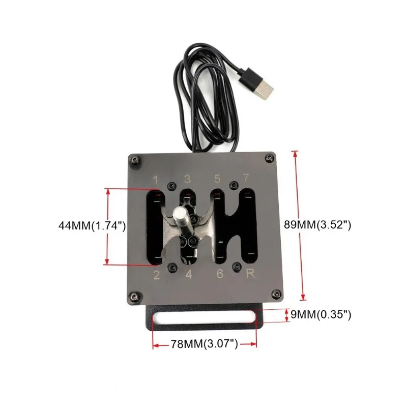 Racing game emulator H gear gearbox simulation Racing game emulator Hand gear shift transmission 1pcs