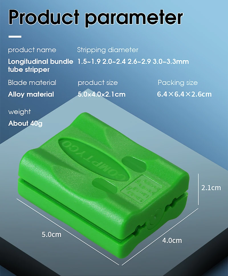 2 sztuk AUA-06 podłużny pakiet striptizerka światłowód luźna rura kabel kurtka Slitter 1.5-3.3mm fibre Stripper Slitter narzędzia