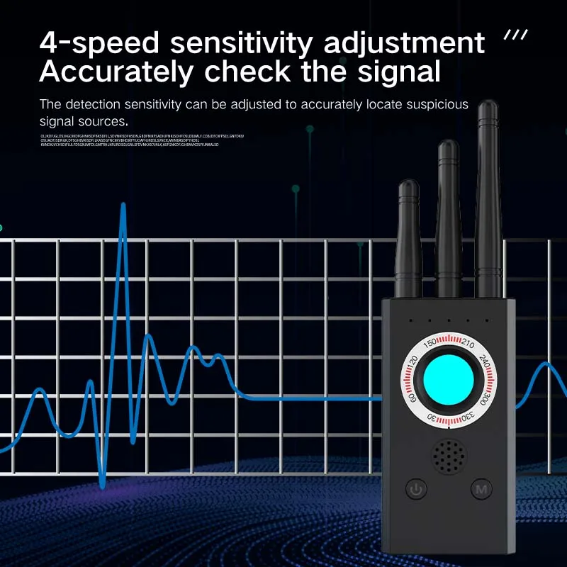 كاشف إشارة T16 مضاد للكاميرا ومضاد للتنصت ونظام تحديد المواقع العالمي (GPS) كاشف كاميرا تتبع مضاد لتحديد المواقع