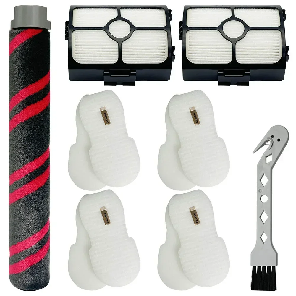 1sets Main Brush Filter Kit For Shark HZ3002/ HZ3000 Vacuum Cleaner  XFFKHZ3000 XHFHZ3000 Replacement Parts Home Cleaning Tools