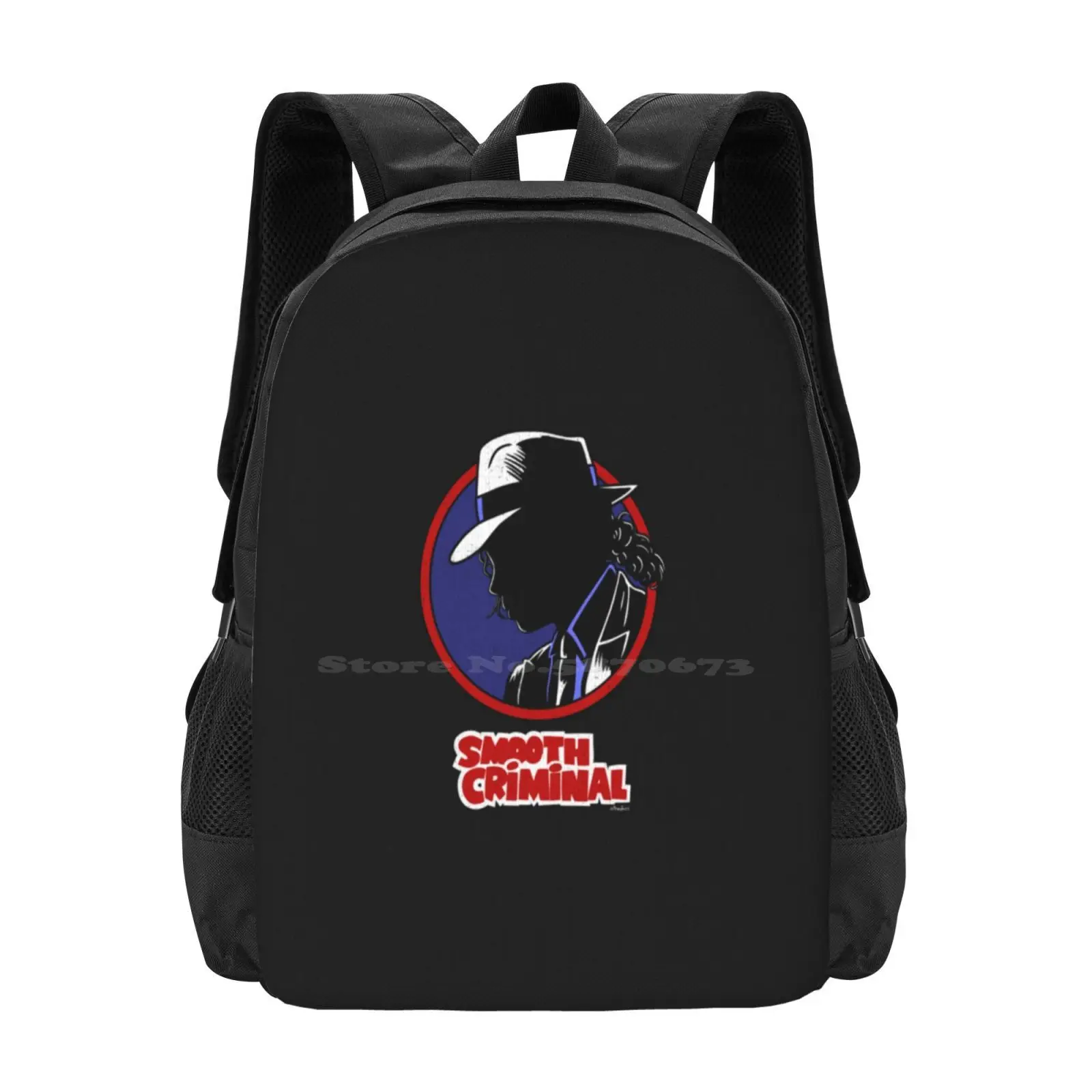 Smooth Criminal Michael Hot Sale Schoolbag Backpack Fashion Bags Michael Jackson Dance The King Of Pop Mj King Of Pop Smooth