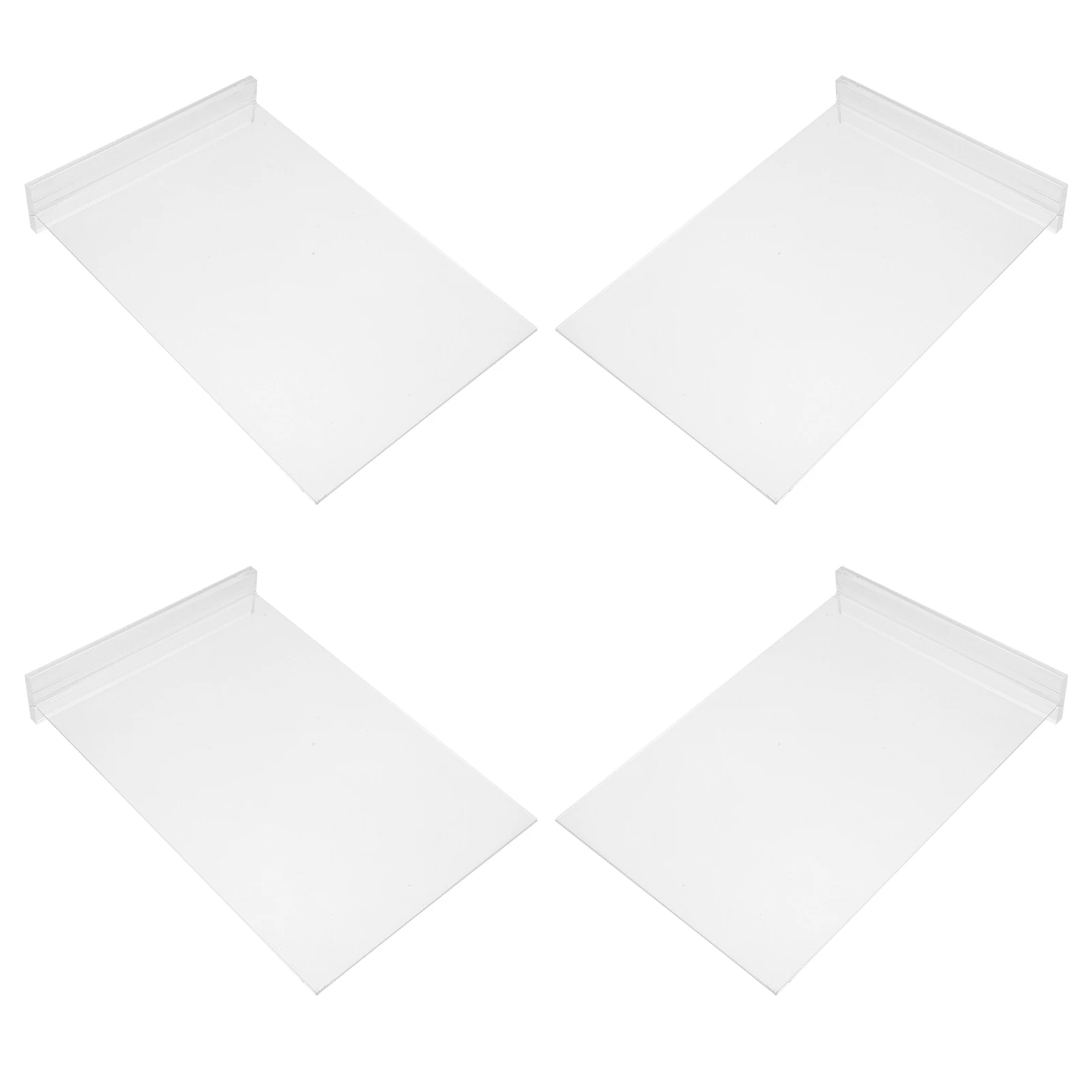 

4 Pcs Transparent Sign Poster Board Arcylic Table Decoration Booklet Acrylic Wedding Signs
