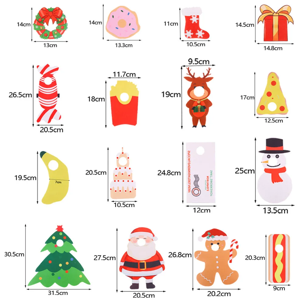 Doll Clothes For 30Cm Elf Doll&Barbis Doll Christmas Accessories Snowman Christmas Tree Santa Claus Children Nonwovens Toys Gift