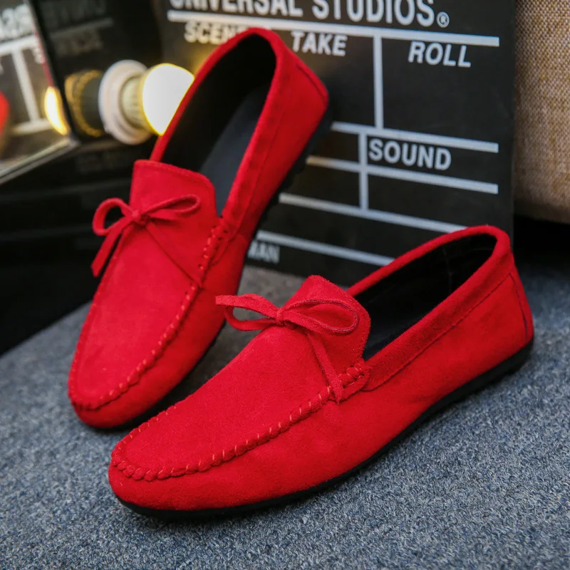 2022ฤดูใบไม้ผลิฤดูร้อนใหม่ Men Loafers รองเท้าสบายๆแบบสบายๆรองเท้าผู้ชาย Breathable Slip-On นุ่มรองเท้าหนังรองเท้าแตะ