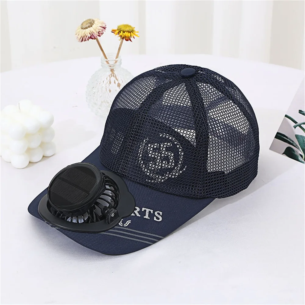 USB Rechargeable Cooling Baseball Cap Adjustable Buckle Fits All Sizes Hot Summer Outdoor Working