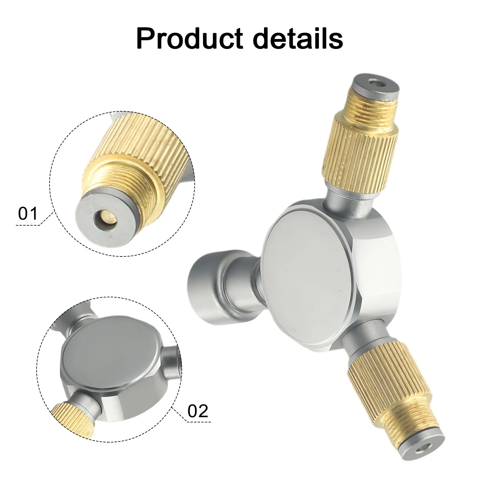 Gas Tank Distributor for Camping Stove  Converts 1 Tank to 2 Interfaces  Perfect for Outdoor Cooking and Lighting
