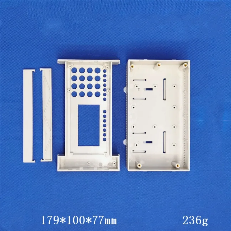 179x100x77mm Din Rail Plastic Enclosure Electronic Enclosures Abs Circuit Board Box Plastic Control Switch Box PLC box LK-PLC18A