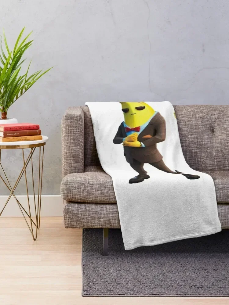 Banana Peely Gaming Characters Throw Blanket Soft Plush Plaid Bed covers Warm Blankets