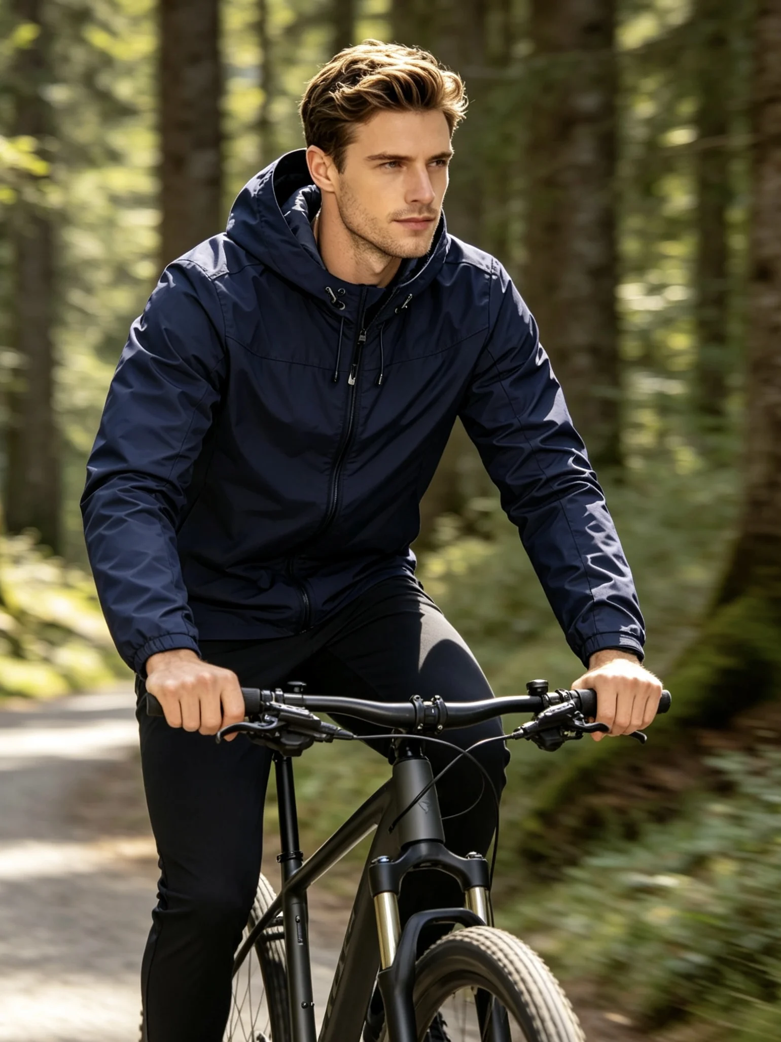 เสื้อแจ็คเก็ตกันลมสำหรับผู้ชาย - Cycling Gear Jacket บทวิจารณ์และราคา