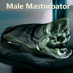 Sex Toys Male Masturbation Cup Colorful Mens Masturbators Monster Like Shape Realistic Vagina for Gay Men Penis Glans Training