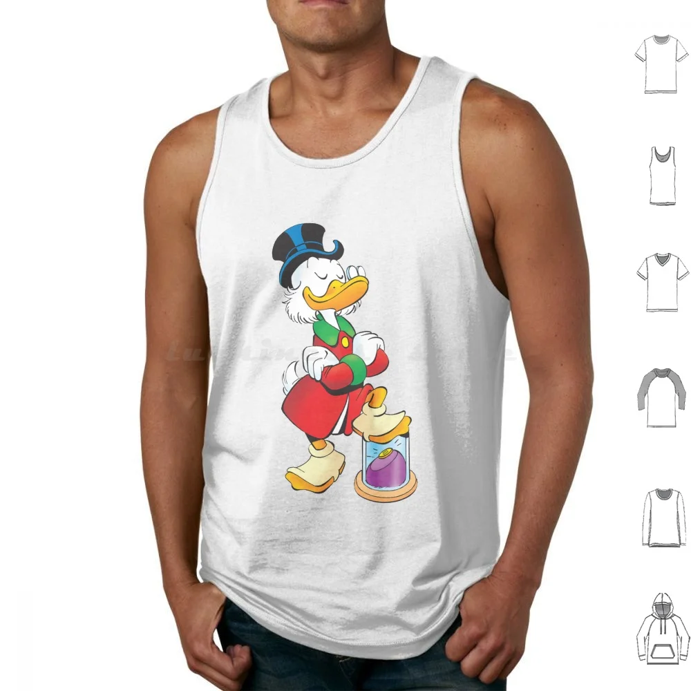 Dago Camisetas sin mangas Chaleco sin mangas Pato Dagobert Dibujos animados divertidos Dago