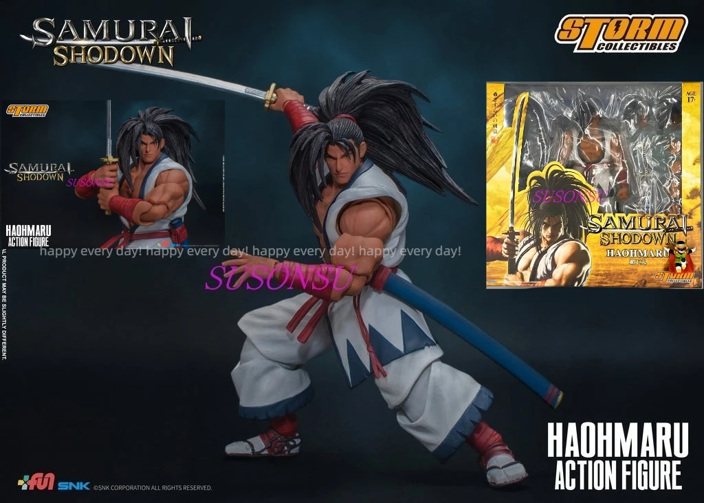 

New Spot Storm Toys 1/12 SNK Samurai Shodown HAOHMARU Primary Color Haohmaru Action Figure Collection Gifts