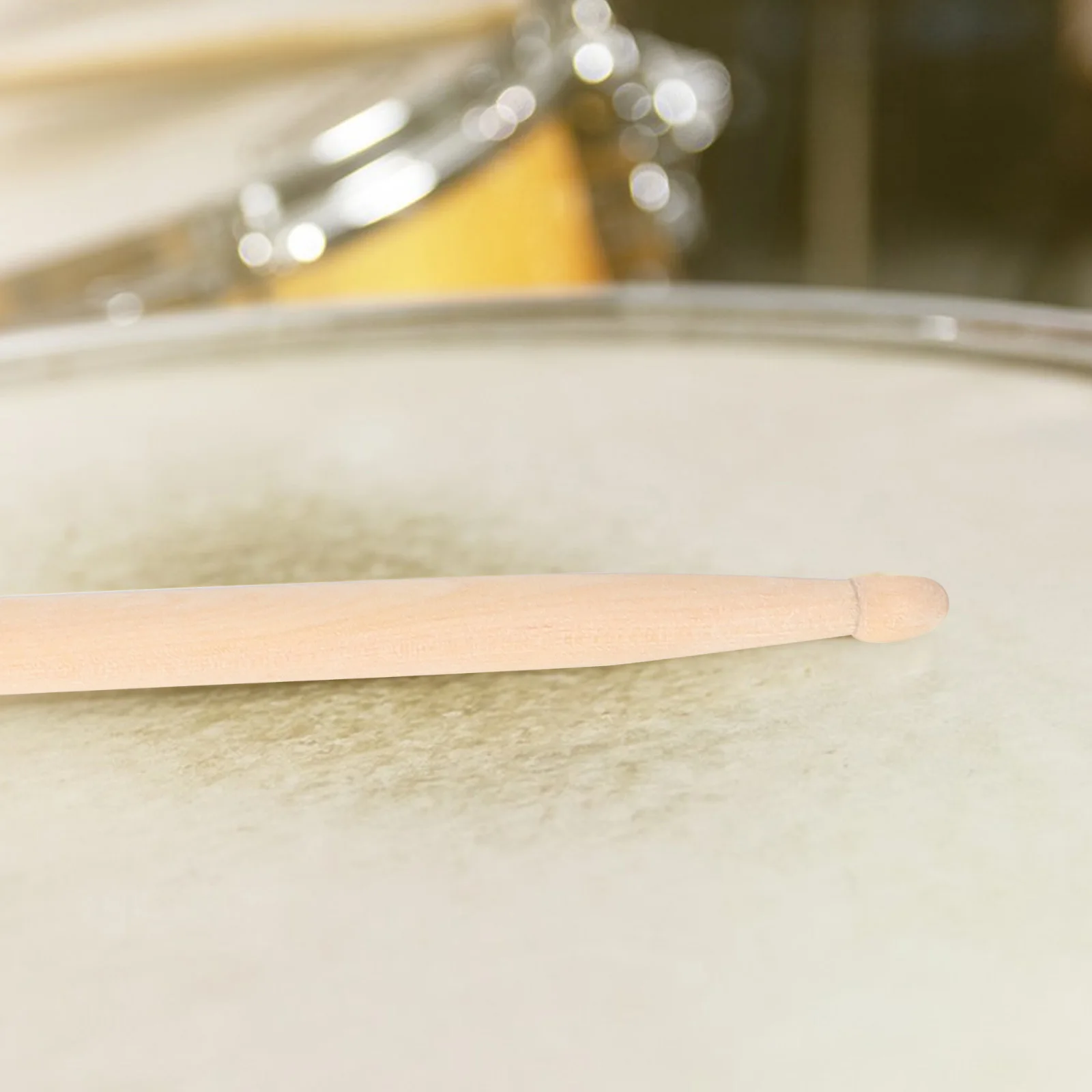 

Wood Drumsticks 5A Standard Size Smooth Finish For All Skill Levels Comfortable Grip Practice Performance Percussion