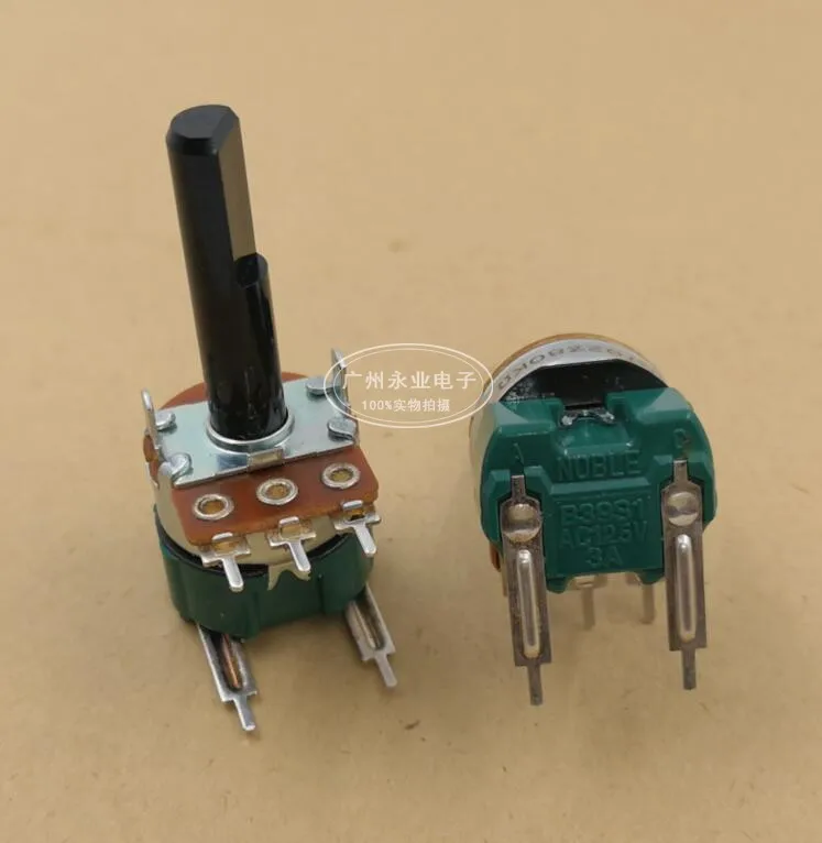 1 Piece B39S1-AC125V3A-702Z80K Step 9 Bit With Switch Potentiometer Handle Length 25MM With Step 9 Gears (Stuck 8 times)