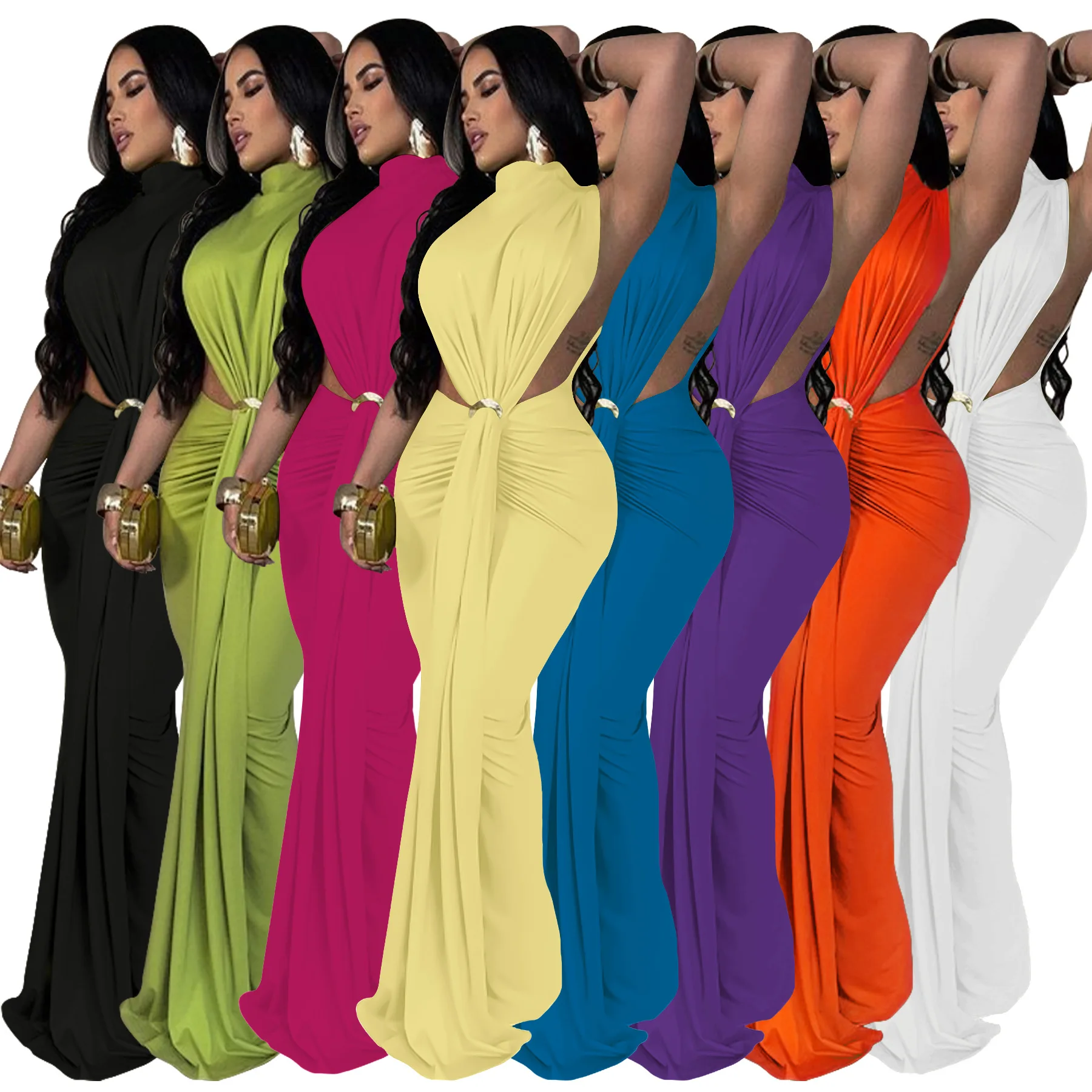 Long Dress Women Gown Dresses - Wrap Dress Work review and price